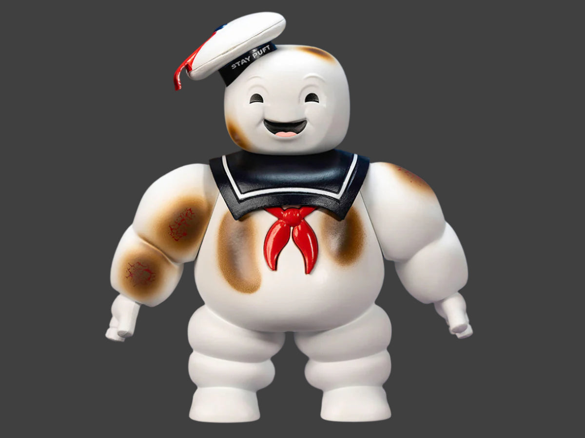 "Ghostbusters" 6" Stay Puft Marshmallow Man Figure with Nano Ecto-1 Car Diorama Set "Ghostbusters" (1984) Movie "Next Level" Series Model by Jada-1