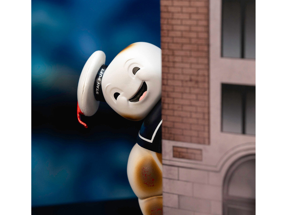 "Ghostbusters" 6" Stay Puft Marshmallow Man Figure with Nano Ecto-1 Car Diorama Set "Ghostbusters" (1984) Movie "Next Level" Series Model by Jada-2