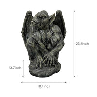 SKYFIRE Sitting Guardian Sculpture - 23.2