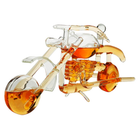 Unique Motorcycle Gift Decanter Wine & Whiskey Elegant Motorbike, Biker Themed, 750ml The Wine Savant - Intricate Details, Bourbon, Scotch or Liquor, Harley Gifts, Decorative Sport Bike Gifts-1