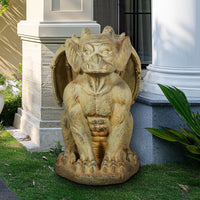 SKYFIRE Sitting Guardian Sculpture - 23.2