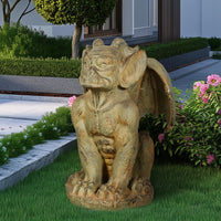 SKYFIRE Sitting Guardian Sculpture - 23.2