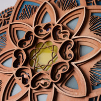 Lotus Mandala Yoga Wall Lamp-1