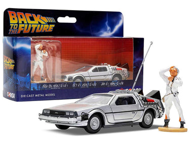 DMC DeLorean Time Machine with Doc Brown Figure
