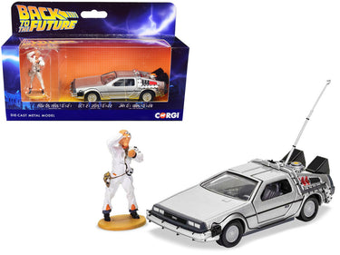 DMC DeLorean Time Machine with Doc Brown Figure