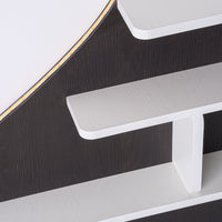 Piano Wall Shelf, Decorative Bookshelf with LED Light-3