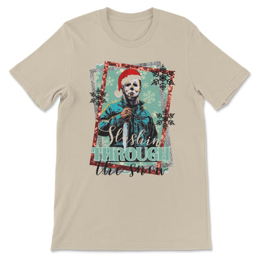 Slashin Through The Snow Tee-0