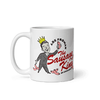 Abe Froman The Sausage King of Chicago from Ferris Bueller's Day Off Mug-0