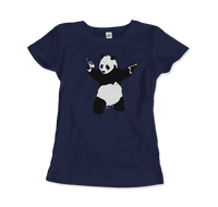 Banksy Pandamonium Armed Panda Artwork T-Shirt-15
