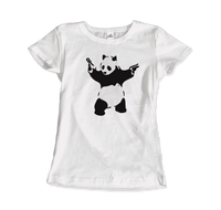 Banksy Pandamonium Armed Panda Artwork T-Shirt-12