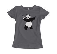 Banksy Pandamonium Armed Panda Artwork T-Shirt-16