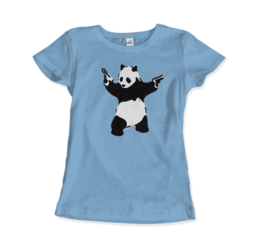 Banksy Pandamonium Armed Panda Artwork T-Shirt-13