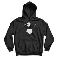 Banksy Pandamonium Armed Panda Unisex Hoodie-5