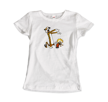 Calvin and Hobbes Playing Zombies T-Shirt-3