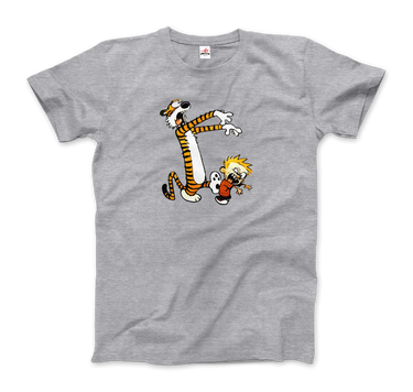 Calvin and Hobbes Playing Zombies T-Shirt-4