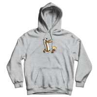 Calvin and Hobbes Playing Zombies Unisex Hoodie-4