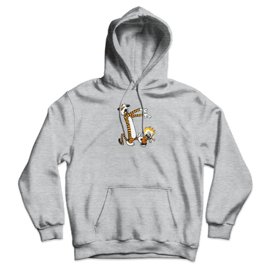 Calvin and Hobbes Playing Zombies Unisex Hoodie-4