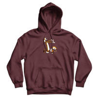 Calvin and Hobbes Playing Zombies Unisex Hoodie-3