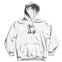 Calvin and Hobbes Playing Zombies Unisex Hoodie-5