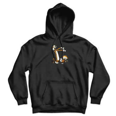 Calvin and Hobbes Playing Zombies Unisex Hoodie-1