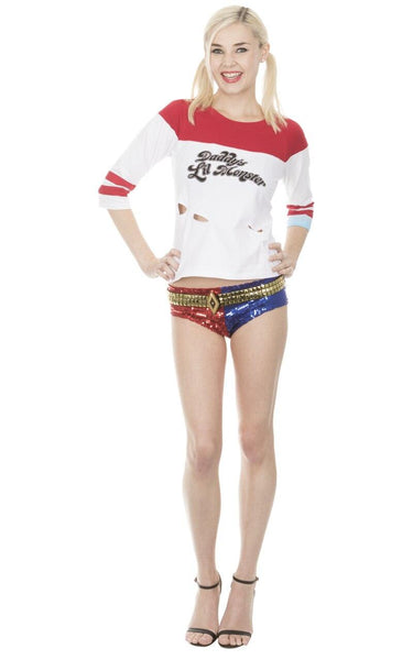 Daddy's Little Monster Raglan T-shirt