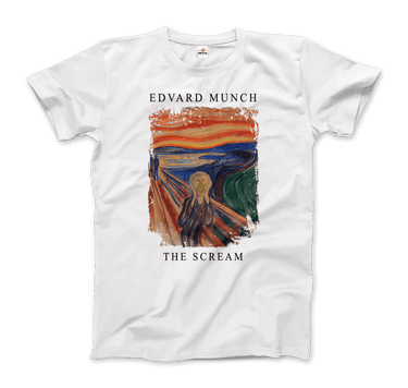 Edvard Munch - The Scream, 1893 Artwork T-Shirt-3