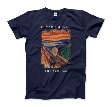 Edvard Munch - The Scream, 1893 Artwork T-Shirt-5