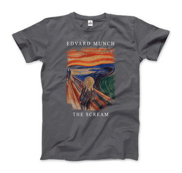 Edvard Munch - The Scream, 1893 Artwork T-Shirt-8