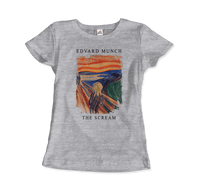 Edvard Munch - The Scream, 1893 Artwork T-Shirt-10