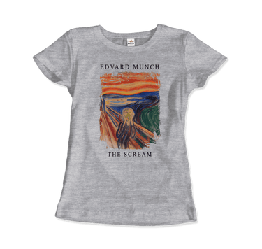Edvard Munch - The Scream, 1893 Artwork T-Shirt-10