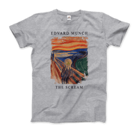 Edvard Munch - The Scream, 1893 Artwork T-Shirt-6