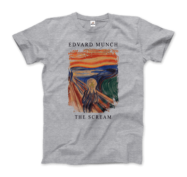 Edvard Munch - The Scream, 1893 Artwork T-Shirt-6