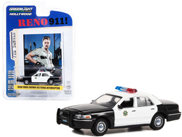 1998 Ford Crown Victoria Police Interceptor Black and White Reno Sheriff's Department