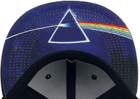 Pink Floyd Darkside Flat Brim Hat Logo Cap Snapback- Officially Licensed