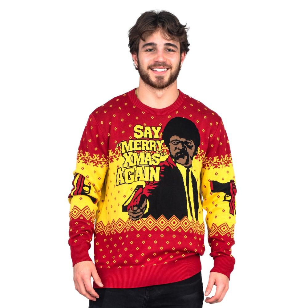 Pulp Fiction Merry Xmas Again Sweater