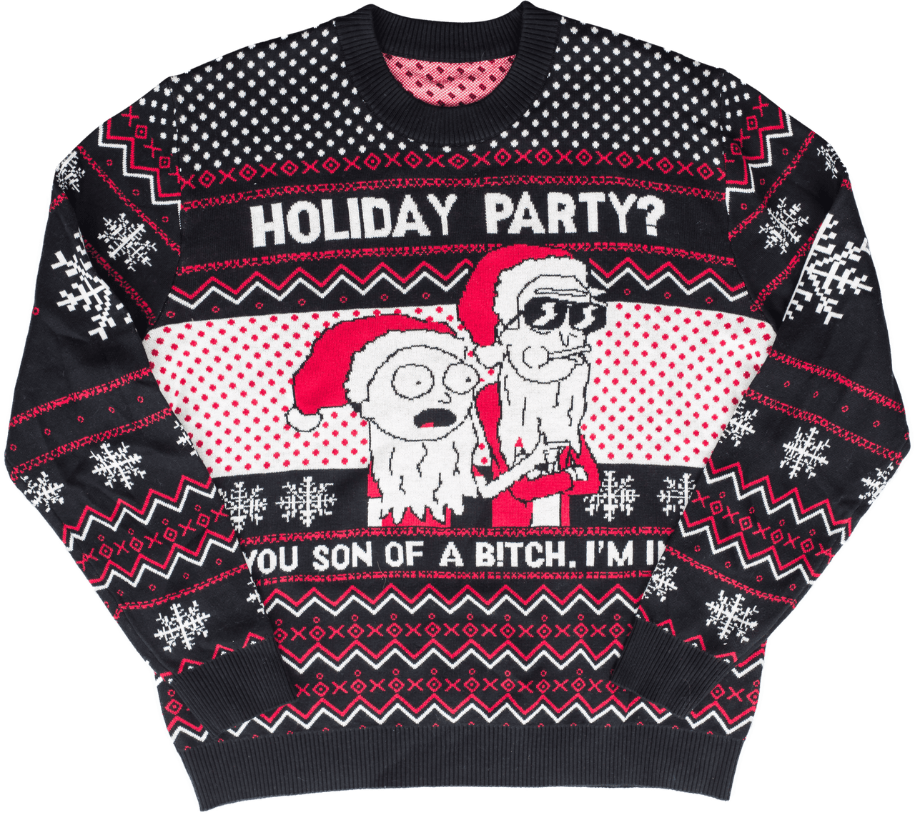 Rick & Morty Son of a B Holiday Sweater