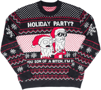 Rick & Morty Son of a B Holiday Sweater