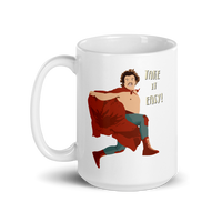 Take It Easy, Nacho Libre, El Luchador Mascarado Mug-4
