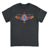 Journey Journey Logo Distress Scarab Black T-Shirt