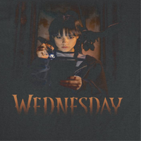 Wednesday Flashlight Black T-Shirt