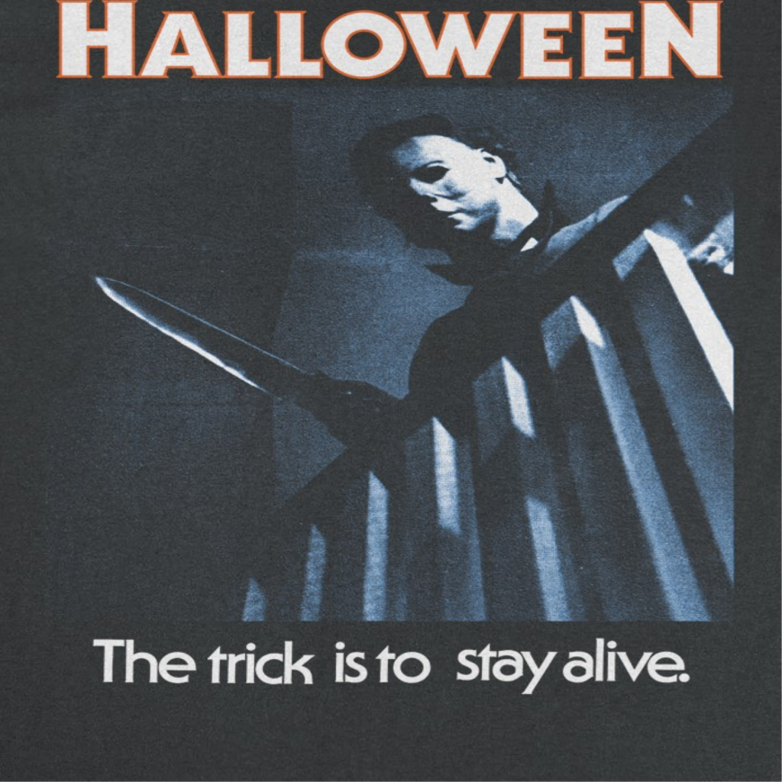 Halloween Upstairs Michael Black T-Shirt