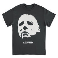 Halloween Michael Myers Mask Angle Black T-Shirt