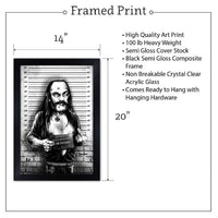 Lemmy Mugshot - Lemmy Kilmister Motorhead Art Print
