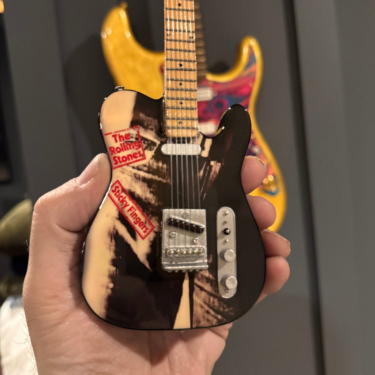 The Rolling Stones "Sticky Fingers" Mini Axe