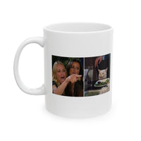 Funny Humor Meme Cat Coffee Mug-0