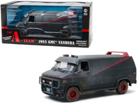 1983 GMC Vandura Black Weathered Version with Bullet Holes 