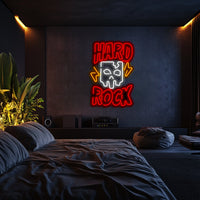 Hard Rock Metal Neon Wall Art- LN0092