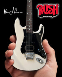 Alex Lifeson Hentor Sportscaster Miniature Guitar Model Officially Licensed