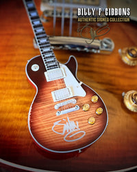 Billy F Gibbons AUTOGRAPHED Aged 