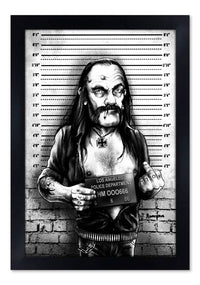 Lemmy Mugshot - Lemmy Kilmister Motorhead Art Print